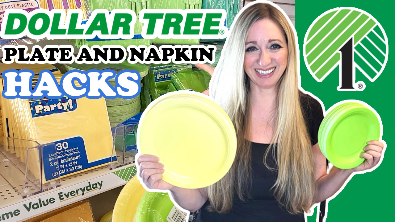 Check Out These Dollar Tree Plate and Napkin Hacks (Video)